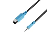 Adam hall k3bwmidi0090 - midi-кабель midi - trs (jack) 3,5 mm stereo , 0.9 м