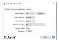 Dante Virtual Soundcard Transferable - Софт для студии