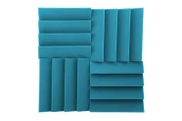 ECHOTON Aura 300 - Акустический поролон 600*600*50мм (комплект из 4 шт 300*300*50мм) синий