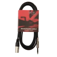 HardCord MCS-30 микрофонный кабель XLR(M)-Jack mono 6,3mm  3m