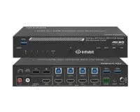Коммутатор Infobit [iSwitch 401MVK] 4K60 4x1 KVM Switcher, with Multiviewer