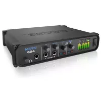 MOTU 624 - AVB/Thunderbolt/USB3 аудио интерфейс, 24бит/192кГц, ESS Sabre32 Ultra, 2xXLR микрофонных входа, 2x1/4" TS инструментальных входа, 4x6 1/4" TRS линейных входа/выходов, 1/4" TRS стереовыход на наушники, TOSLINK вход/выход, Win, MacOS