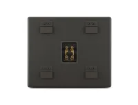 CVGAUDIO SUBone model A-6BL/CR - Настенный пассивный сабвуфер cо встроенным кроссовером, 6.5", 4ohm, 80W(RMS)/160W(max), фазоинвертор, цвет черный