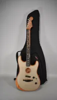 FENDER Acoustasonic Stratocaster Transparent Sonic Blue электроакустическая гитара, цвет синий