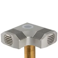 ClockAudio CS 2SVN-RF RGB - Двухэлементный V - образный, полукардиоидный, конденсаторный микрофон, с сенсорным переключателем. для установки на поверхности. Цвет никелевый