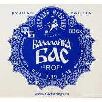 BB6x Балалайка БАС ФБ, Струны для балалайки бас Господин Музыкант BB6x Балалайка БАС ФБ