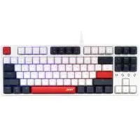 Клавиатура Acer OKW305 механическая белый USB Multimedia for gamer LED (ZL.KBDCC.01W)