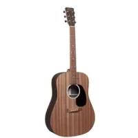Martin D-X2E-04 MACASSAR  электроакустическая гитара, дредноут, Fishman MX, цвет натуральный, чехол