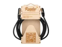 RUS1303 Кабель инструментальный, 3м, угловые коннекторы,  Rooster.
