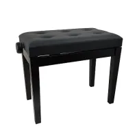 Artist PB-009MRW Банкетка деревянная с регулировкой высоты, цвет палисандр матовый, кожзам, пуговицы, высота 47-56см