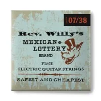 Dunlop rwn0738 billy gibbons  струны для электрогитары extra light 7-38