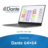 SL-DAN-64-P / Программная лицензия Dante, конфигурация каналов 64x64, для Core 8 FLEX / QSC