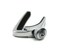 Planet waves pw-cp-02s  каподастр для гитары с закругленным грифом, серебристый, регулируемая нагруз