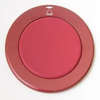 UP11CDRRCH UFOPAD Тренировочный пэд, бесшумный, двусторонний, круглый 11", т-красный/красный, Ufopad