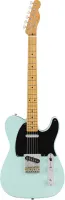 FENDER VINTERA '50S Telecaster Modified Daphne Blue электрогитара, цвет голубой, в комплекте чехол