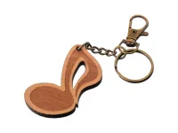 HY-B008 Брелок сувенирный скрипичный ключ, дерево, Rin