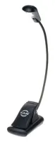 K&M 12241-000-55  подсветка для пюпитра светодиодная, 1 led, чёрная, только от батареек