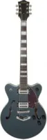 GRETSCH G2655 STRML CB JR DC GNMTL полуакустическая электрогитара, цвет зеленый металлик
