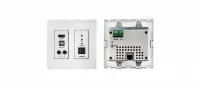 Кодер и передатчик в сеть Ethernet Kramer Electronics [WP-EN6] видео HD, RS-232, ИК, USB; работает с KDS-DEC6, поддержка 4К60 4:2:0, исполнение в виде настенногй панели двойного американского типоразмера, цвет белый