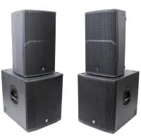 Rfintell vi12 + vs15s stereo комплект 2-полосная ак. система сателлит/монитор, 12"+1", усилитель мощности с dsp powersoft, tcp/ip, частотный диапазон 60-19000гц, spl 122/128дб, дисперсия 80ºx50º (поворотный рупор), 360х365х607мм, 24кг. / rfintell vs15s ак