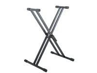 K&M 18993-015-55  стойка для клавишных х-образная rick 20, двойная рама, чёрная