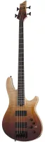 SCHECTER SLS ELITE-4 ATQFB - 4-х струнная бас-гитара, корпус болотный ясень, гриф клён/орех/падаук со вставками из файбер карбона, накладка черное дерево, 24 лада, датчики: Fishman Fluence Bass soapbar, регулировки Master Volume (Push-pull)/Blend/2-х поло