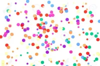 SFAT Confetti ROUND 55 mm SILVER- 1 kg -конфетти для сцены, круглой формы, Эффект металл. блеска, 55мм,цвет серебро - 1 кг