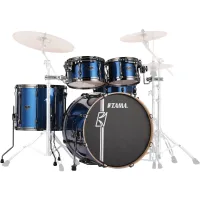 Tama Mk52hzbns-isp Superstar Hyper-drive 5pc Bass Drum Shell Kit - 22"x18" Bd, 10"x6.5" Tt, 12"x7" Tt, 16"x14" Ft, 14"x5.5" Sd, Mc69 X 2