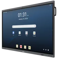 Dahua DHI-LPH65-MC480-U- 65'' интерактивная ЖК-панель 4К с камерой, микрофонным массивом и динамиками 2x8 и 2x18 Вт, мультитач 16/50 касаний, Android 13.0