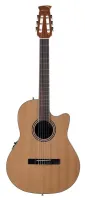 APPLAUSE AB24CII-CED Balladeer Mid Cutaway Nylon Natural Satin электроакустическая гитара (Китай)