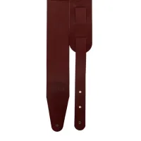 FL50008L Leather Ремень для гитары, кожаный, бордовый, Fidel