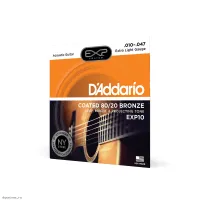 D'ADDARIO EXP10 - Струны для акустической гитары