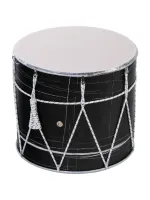 MZ-B14mbk Барабан кавказский 14", цвет черный мрамор, с чехлом, MEZZO