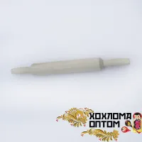 LHP80002 Скалка с ручками без росписи, Хохлома