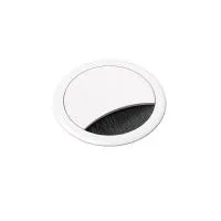 FORMING FUNCTION 3402000101- Заглушка кабельного вывода с щеткой для отверстий 60 мм, металлическая, белая