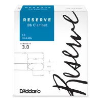 D`ADDARIO WOODWINDS DCR1030 RESERVE BB CL - 10 PACK - 3.0 трости для кларнета, размер 3, 10 шт
