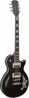 STAGG SEL-ZEB-BK - электрогитара, 22 лада, Les Paul, корпус: махагон с кленовым топом, гриф: махагон, вклееный, накладка: палисандр, звукосниматели: HH zebra, регулировки: 2х громкость, 2х тон, 3х позиционный переключатель, цвет: черный