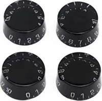 GIBSON SPEED KNOBS 4 PCS. BLACK набор ручек для потенциометров 4 шт, цвет черный