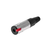 AVCLINK J3FC6 Разъем JACK 1/4"(6,3мм) стерео, кабельный, гнездо, с фиксатором