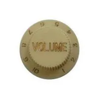 KB001-V-CR ручка потенциометра "Strat", надпись "VOLUME", цвет кремовый, Donlis