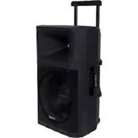 Акустическая система [GSP-2200] Gemini [GSP-2200] Активная, 2-х полосная, RMS/Peak 550/2200 Вт, АЧХ 40-20000 Гц, SPL 114 дБ, 15" ВЧ, 1,35" ВЧ, вх.: (2) XLR Mic, (2) 1/4" TRS Mic, 1/8” TRS AUX, RCA (L/R) AUX, XLR, вых.: XLR Mix, USB, SD, FM, Bluetooth