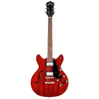 GUILD Starfire I DC Сherry Red, полуакустическая гитара, верхняя дека и корпус - клён, электроника Guild HB-2 (HH), цвет - красн
