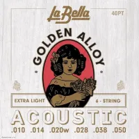 LA BELLA 40 PT - Струны для акустической гитары