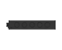 ABL 2M400500- Розеточная станция серии UDM с 5 розетками, черная