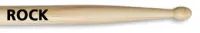 VIC FIRTH ROCK - барабанные палочки, тип ROCK с деревянным наконечником, материал - гикори, длина 16 5/8', диаметр 0,630'
