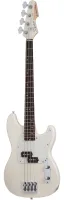 SCHECTER BANSHEE BASS OWHT - бас-гитара. Материал корпуса: Ольха. Материал грифа: клен/армированные стержни из углеродного волокна. Накладка грифа: палисандр. Нековый звукосниматель: Schecter Diamond QPA. Регулировки: громкость/тон. Цвет гитары: Olympic W