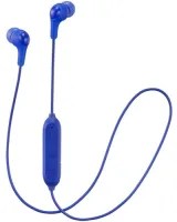 Headphones with mic JVC HA-FX9BT-A - Bluetooth phone headset for iPhone, iPad and Android with 9 mm driver in-ear headphones. Blue color