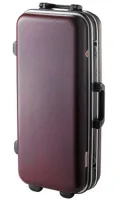 Alto saxophone case GLCASE GLC-A (23) - Экономичный надежный кейс для альт-саксофона из плаcтика ABS. Цвет бургундский красный