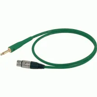 Proel STAGE200 - Микрофонный кабель, джек <-> канон XLR3F, длина 5м.