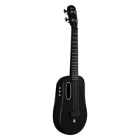 Lava u 23" freeboost black  трансакустическая укулеле, цвет черный, кейс в комплекте